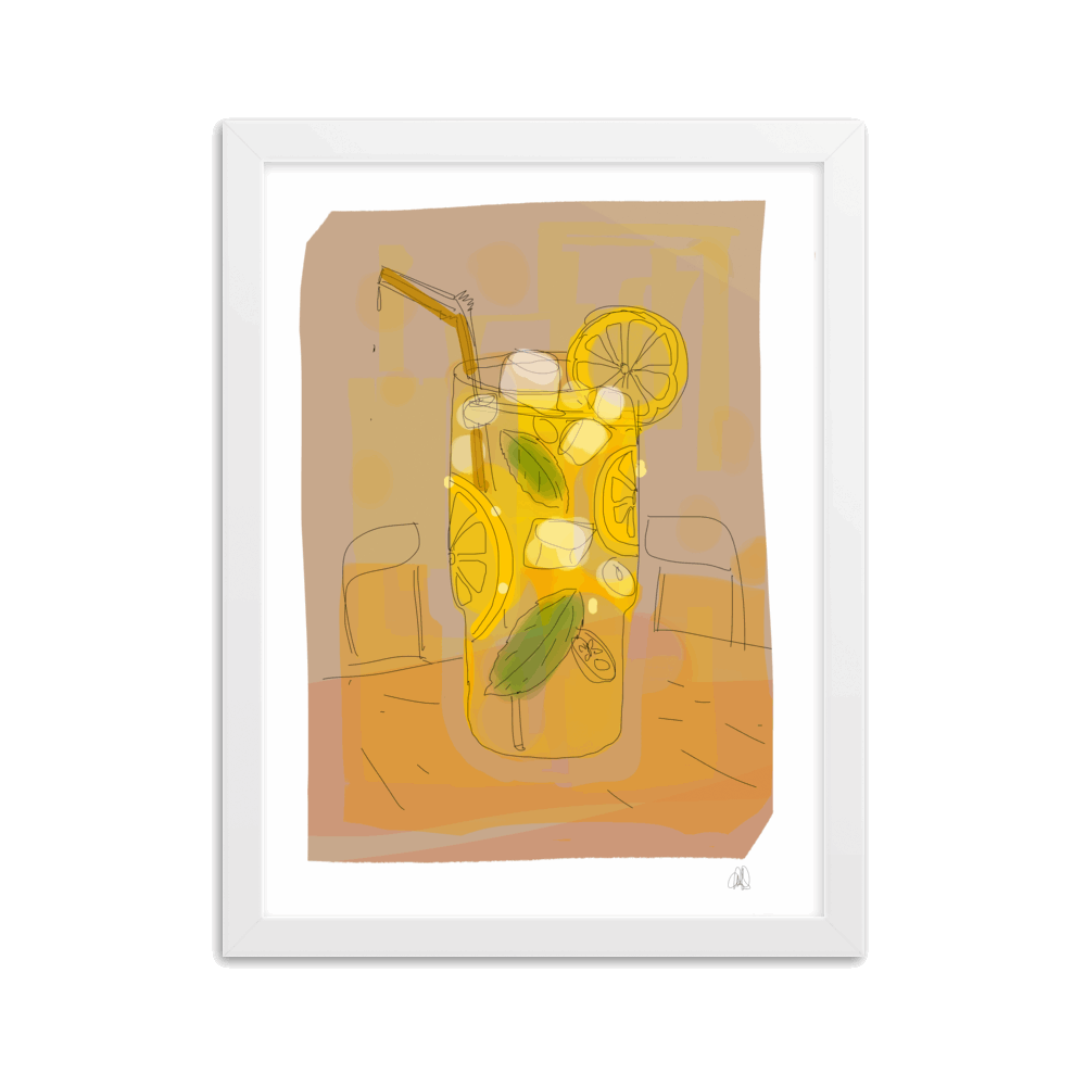 Lemon Framed Poster