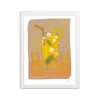 Lemon Framed Poster