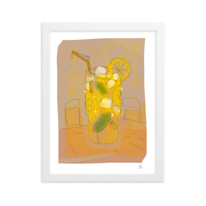 Lemon Framed Poster