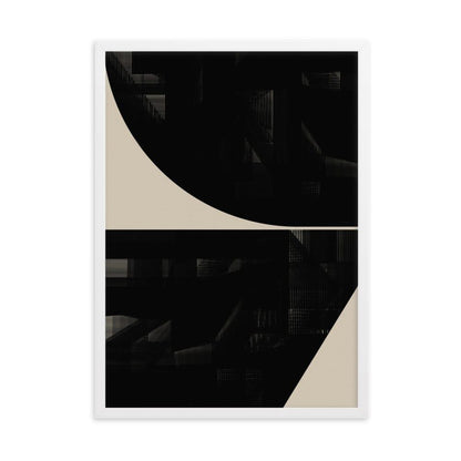 Minimalistic Abstract Framed poster