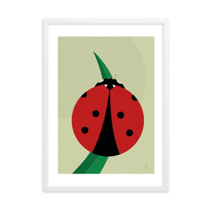 The Little Ladybug framed poster