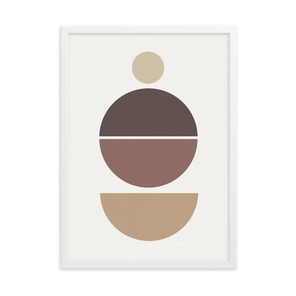 Simple Nordic Framed Poster