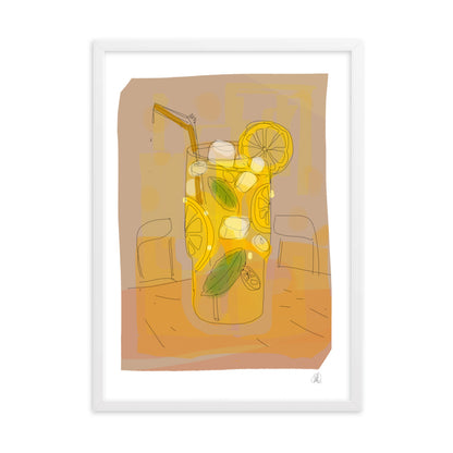 Lemon Framed Poster