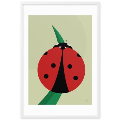 The Little Ladybug framed poster