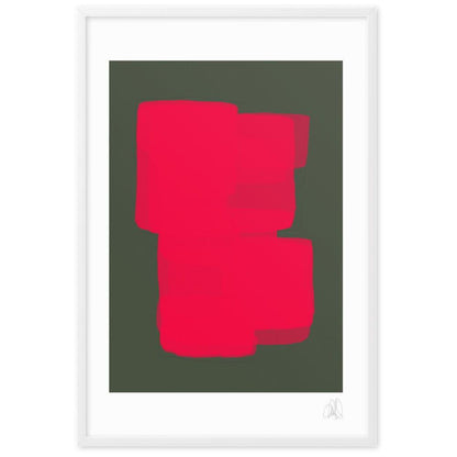 Pink Minimal Framed Poster