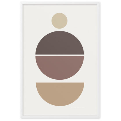 Simple Nordic Framed Poster