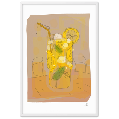 Lemon Framed Poster