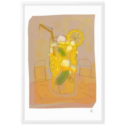 Lemon Framed Poster