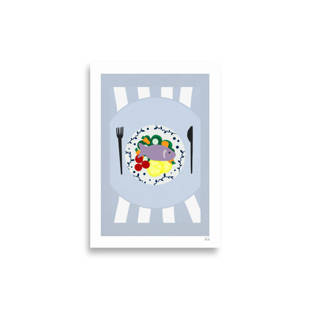 Fish Dish Poster - HiPosterShop