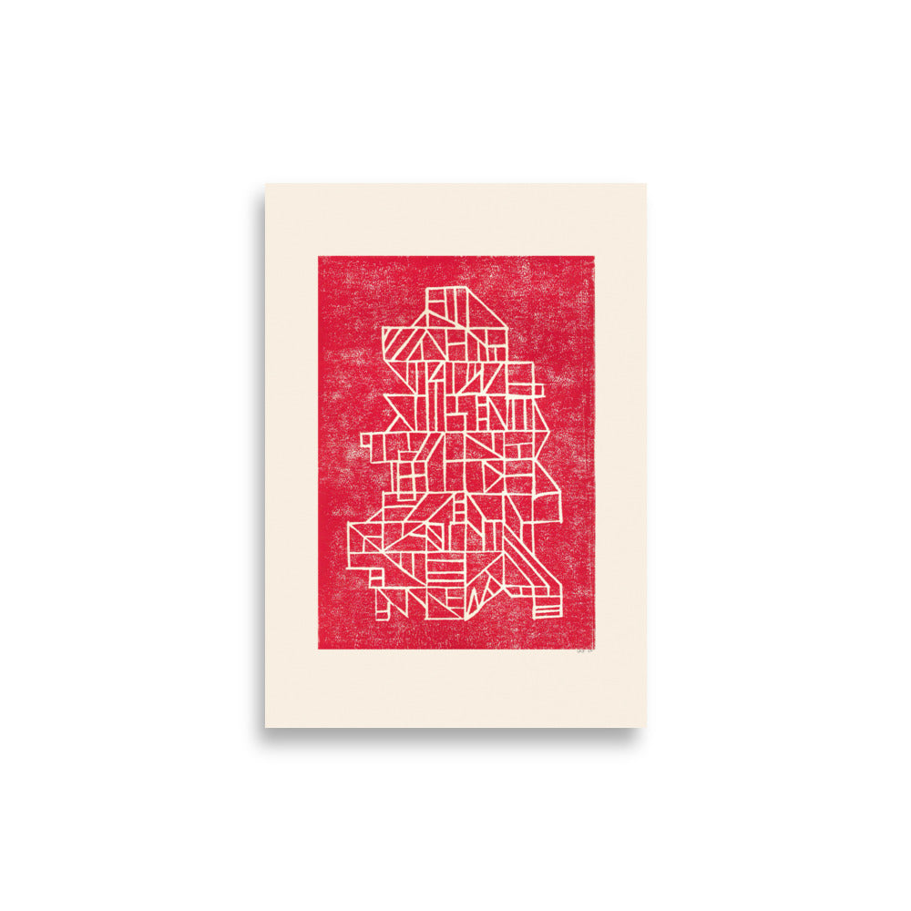 Sættekasse linoleum Poster - HiPosterShop