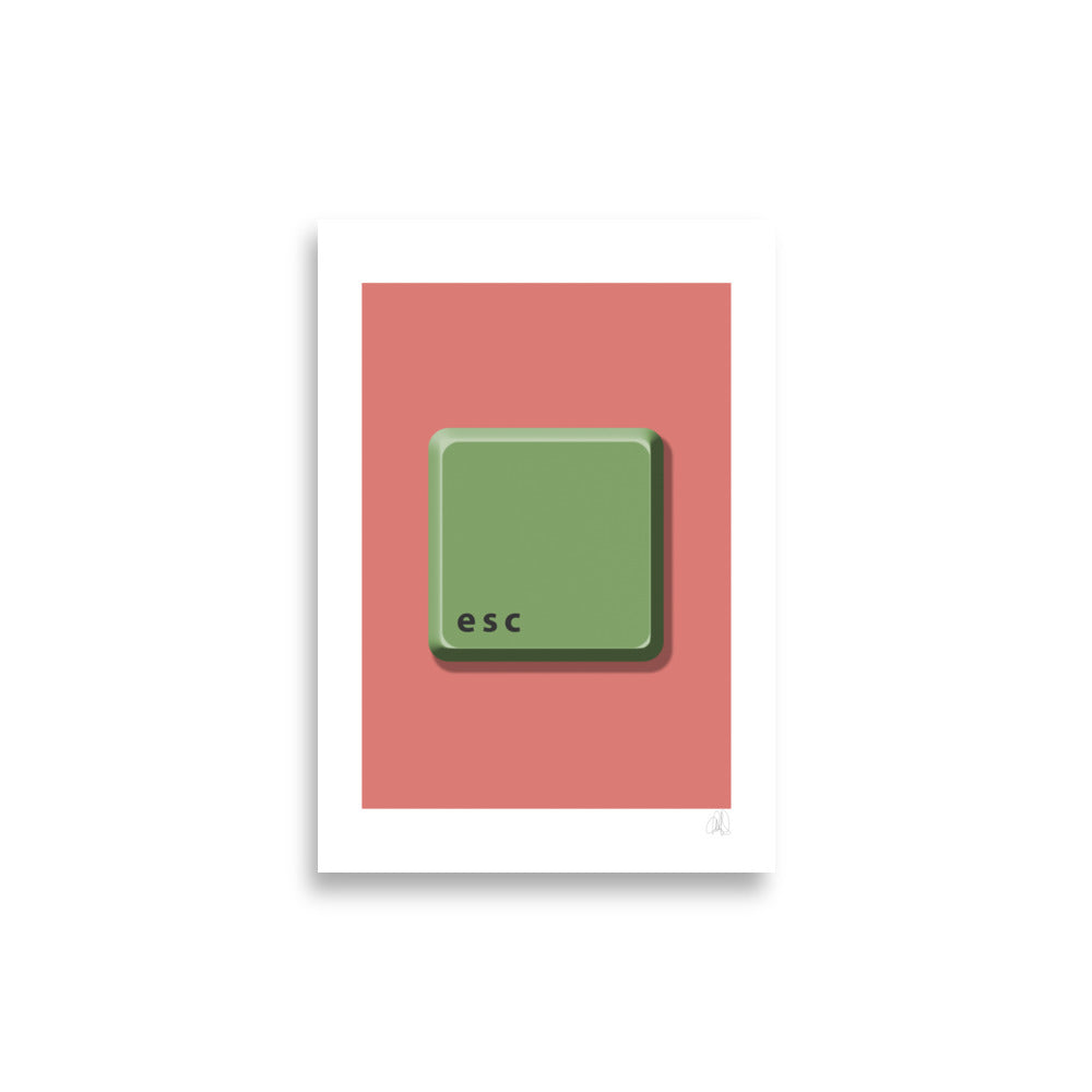 ESC to Paradise poster - HiPosterShop