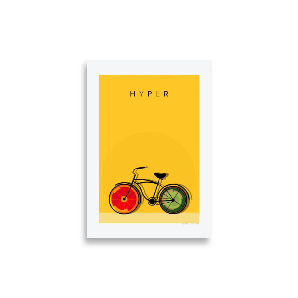 Hiper bicicleta Póster