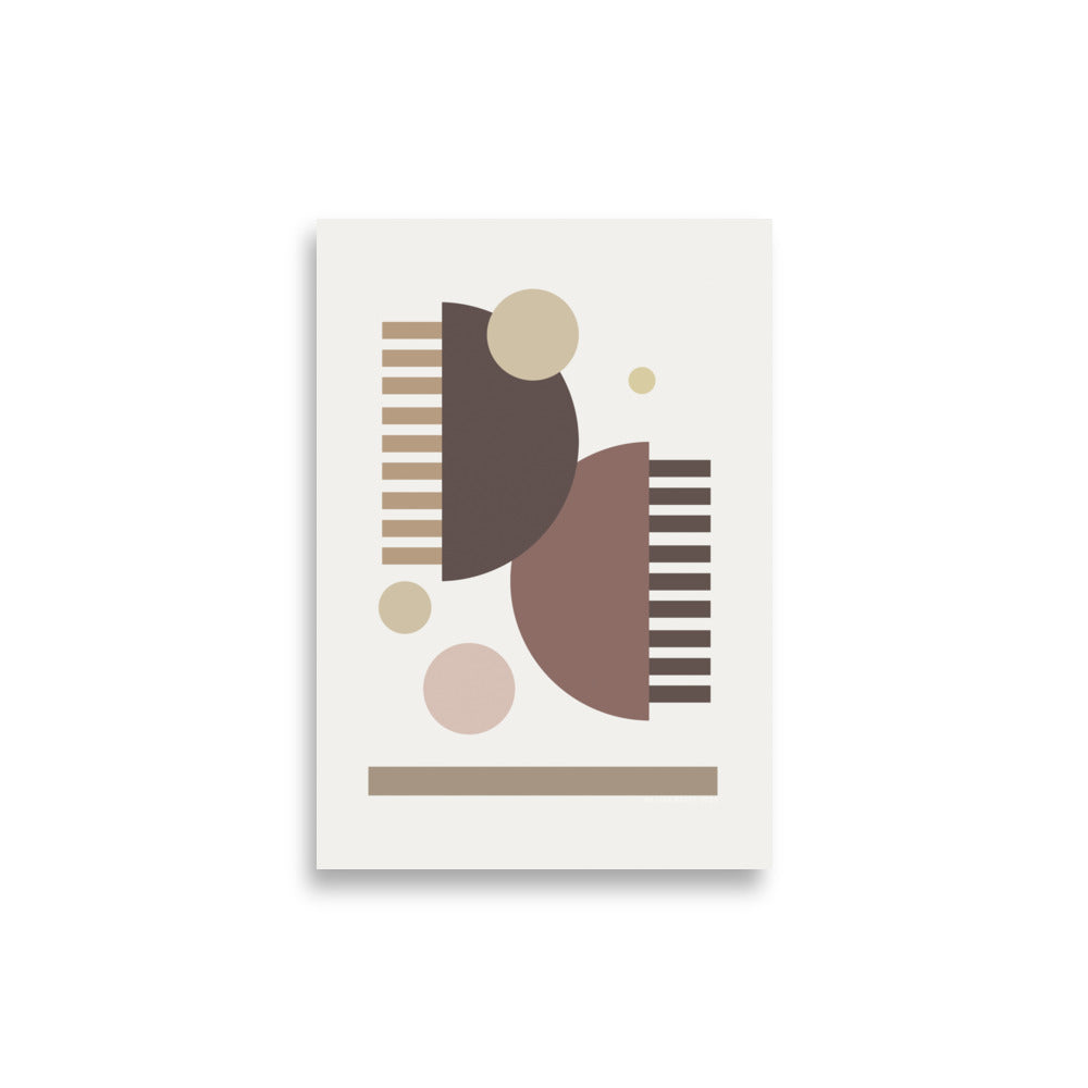 Earth Toned Comb Poster - HiPosterShop
