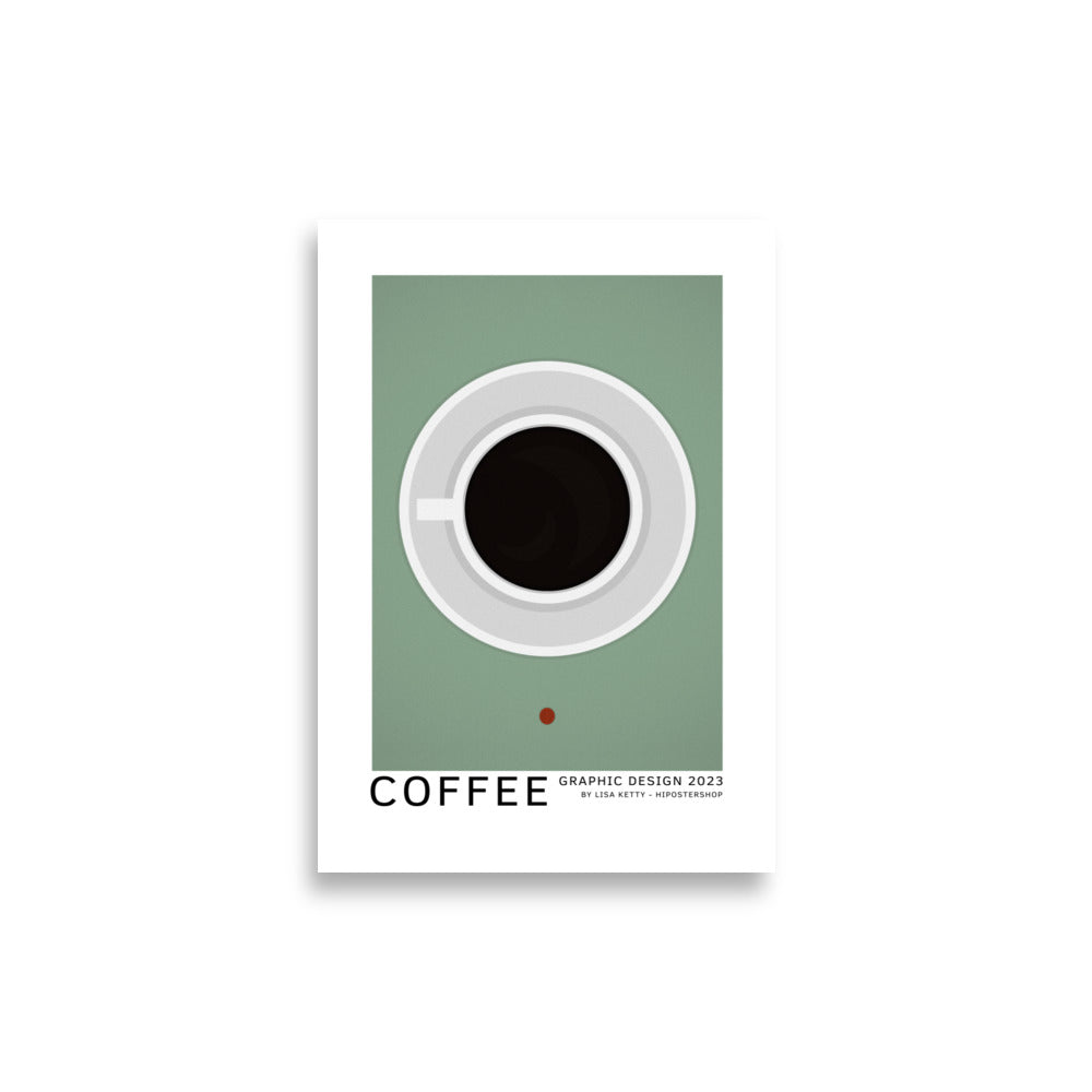 Graphic Coffee Poster - HiPosterShop