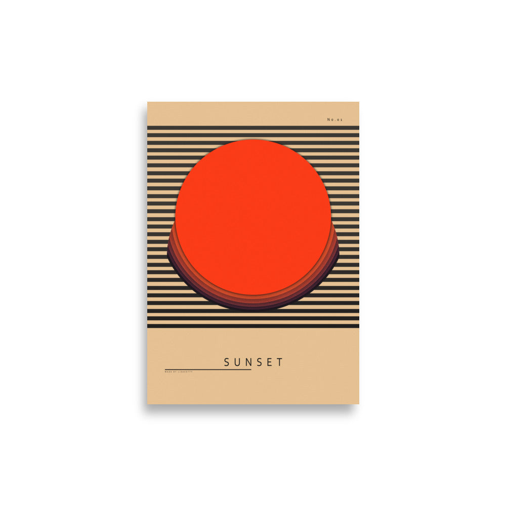 SUNSET Poster - HiPosterShop