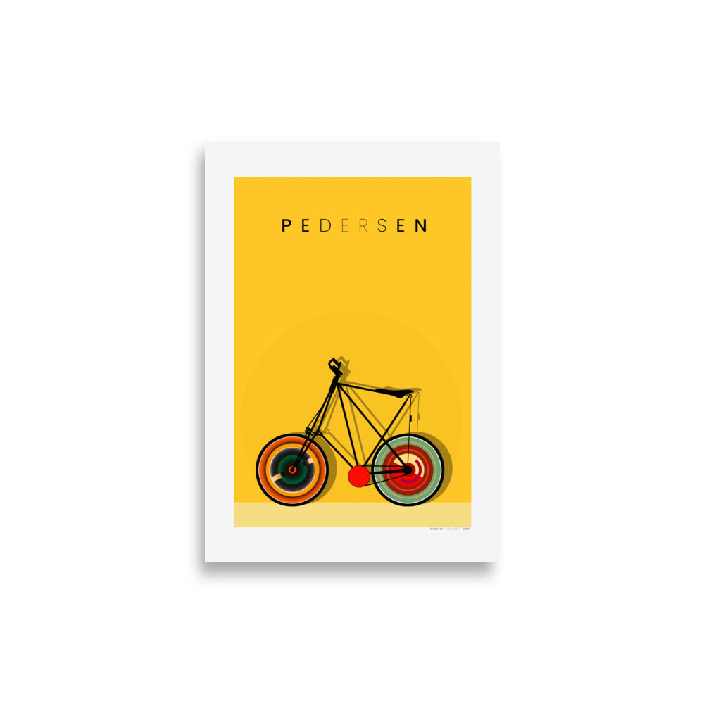 Bicicleta Pedersen Póster