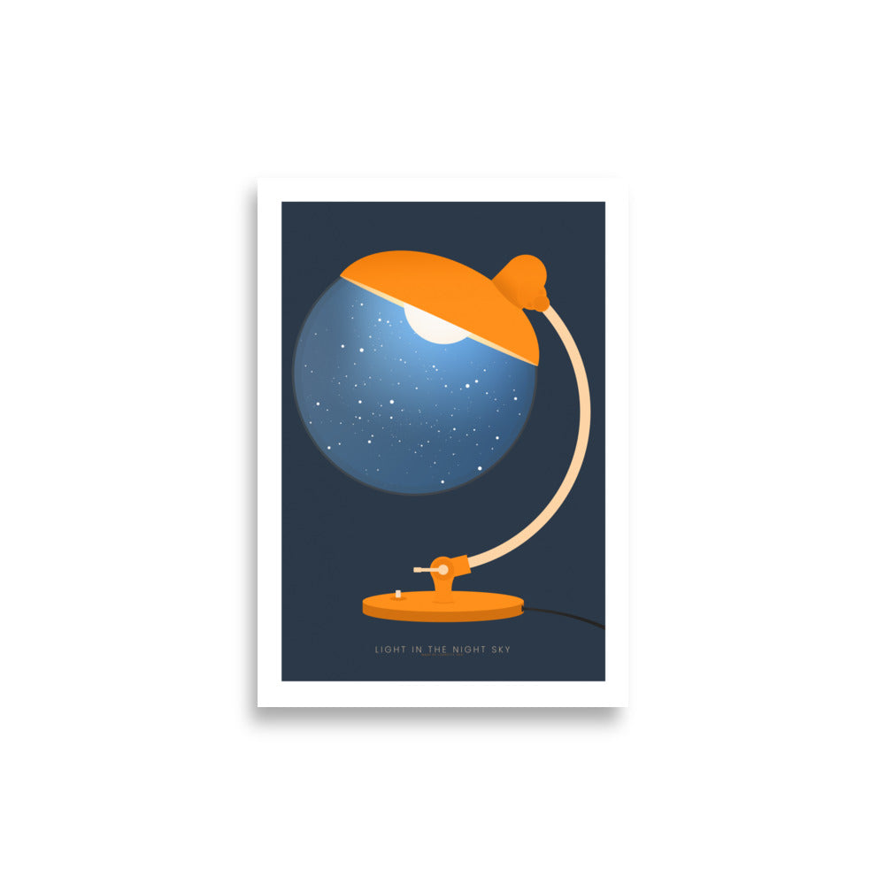 LIGHT IN THE NIGHT SKY Poster - HiPosterShop