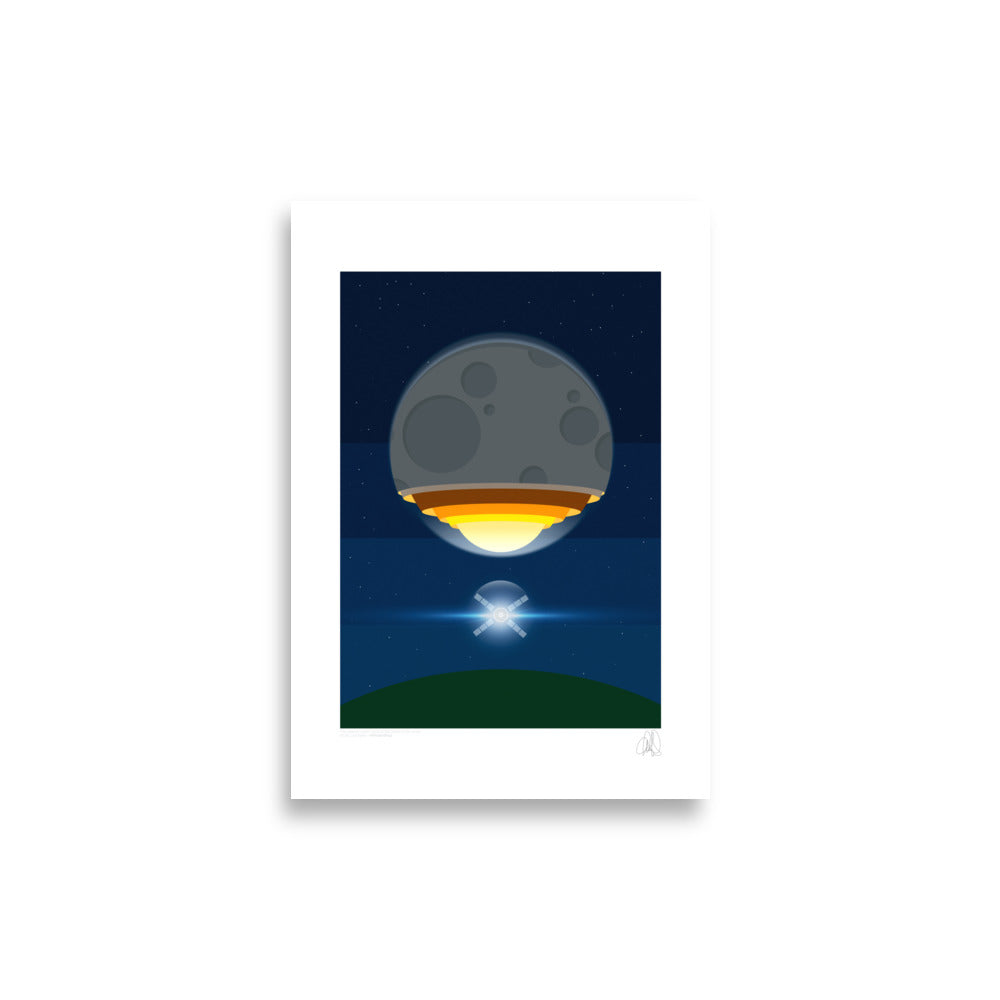 The artemis moon rocket poster - HiPosterShop