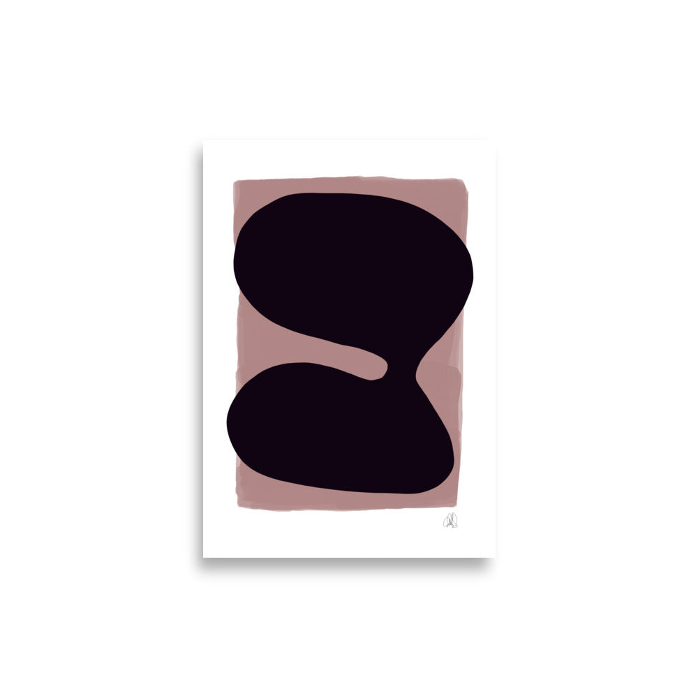 Purple blob poster - HiPosterShop