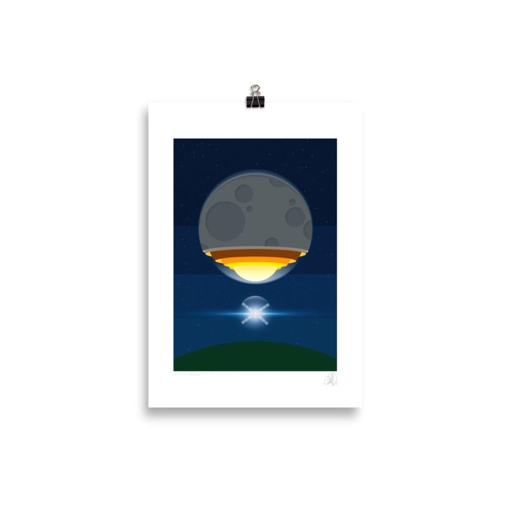 The artemis moon rocket poster | HiPosterShop