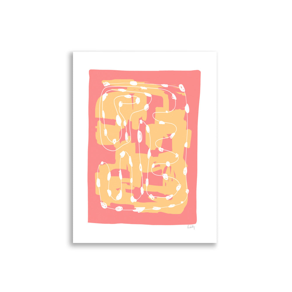 Strawberry & Mango Ice Cream Poster - HiPosterShop