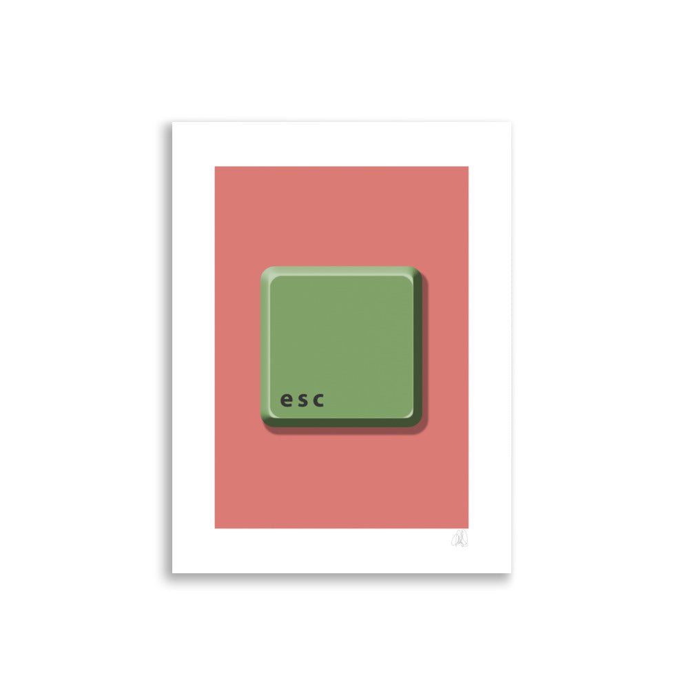 ESC to Paradise poster - HiPosterShop