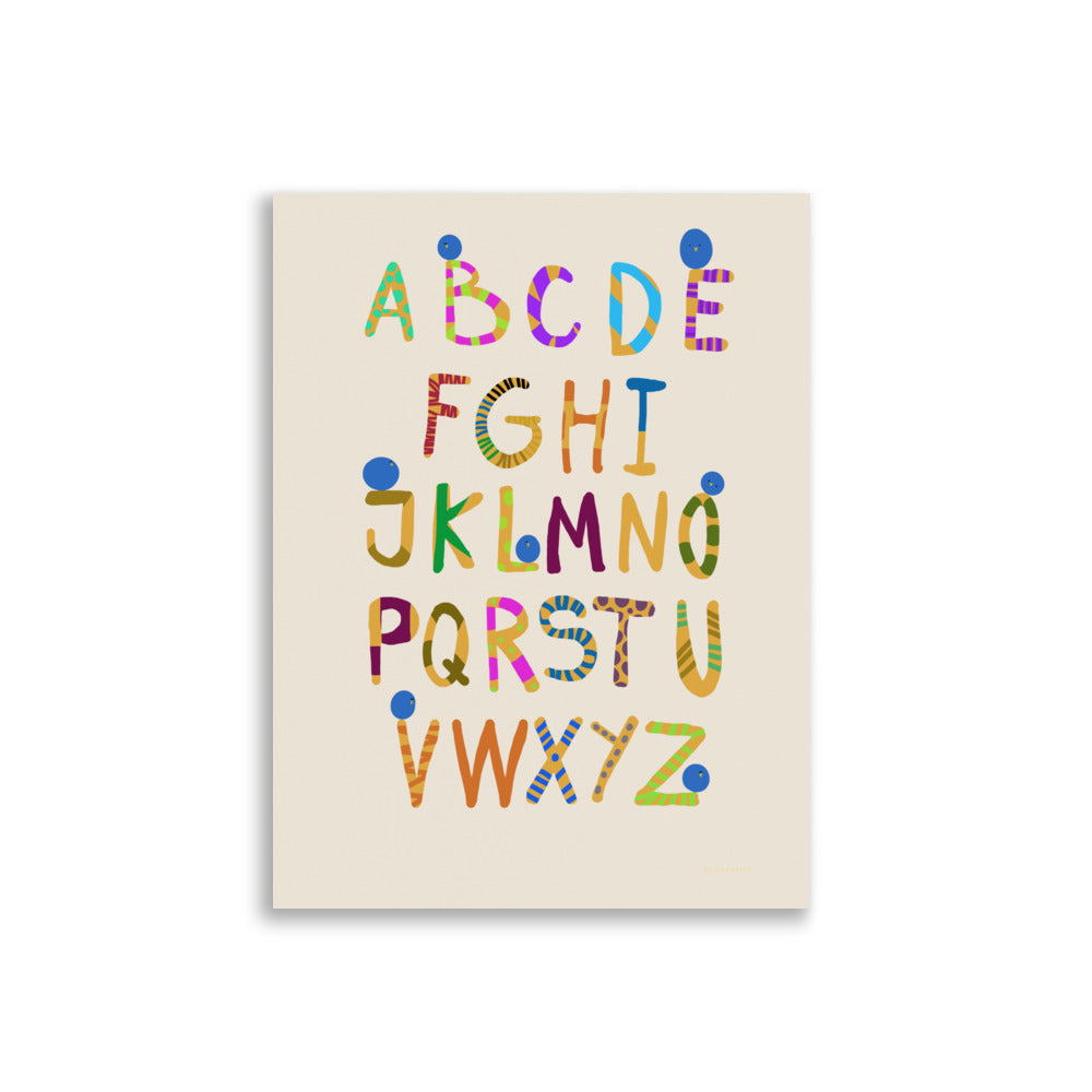 Fun Alphabet Poster - English - HiPosterShop
