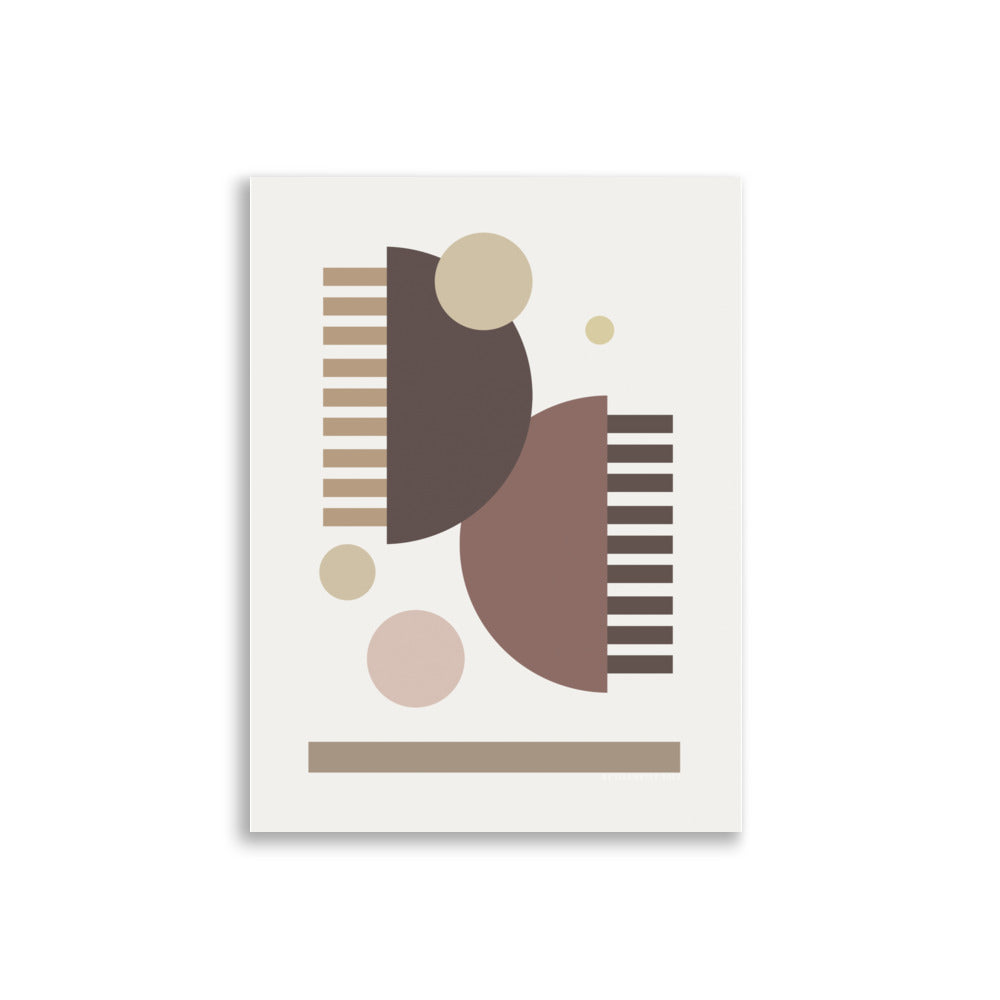 Earth Toned Comb Poster - HiPosterShop