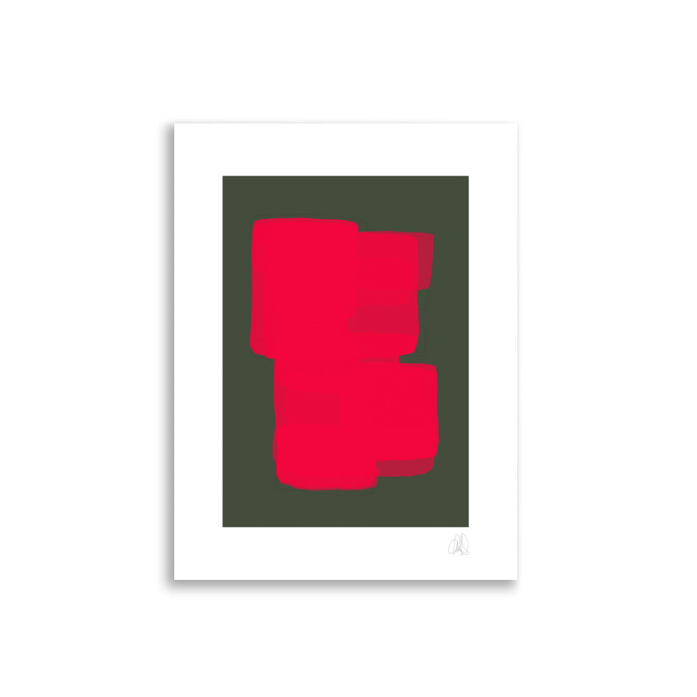 Pink Minimal Poster - HiPosterShop