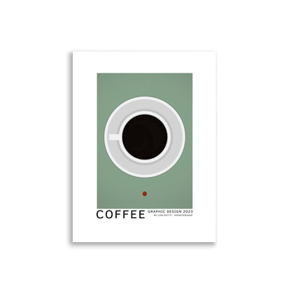 Grafisk kaffeplakat