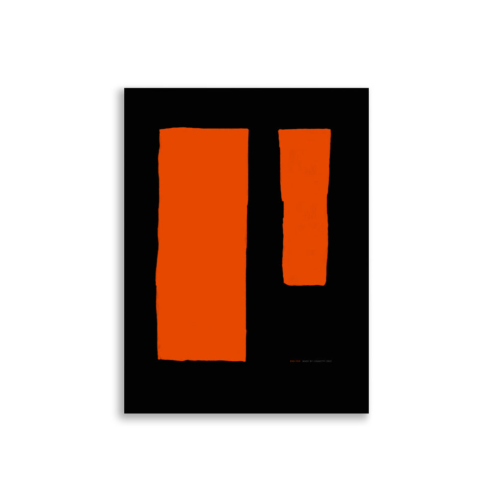 RED FOX poster - HiPosterShop