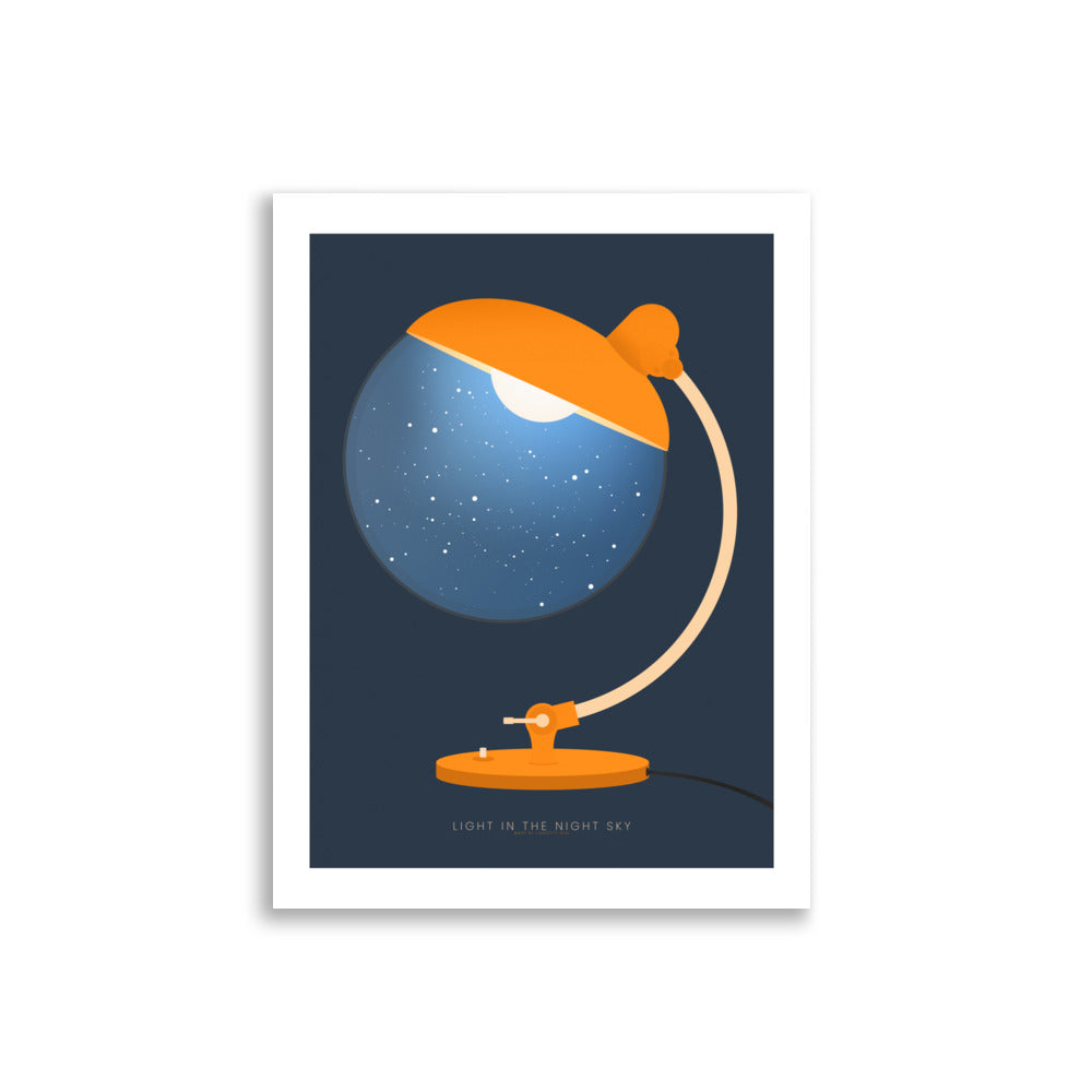 LIGHT IN THE NIGHT SKY Poster - HiPosterShop