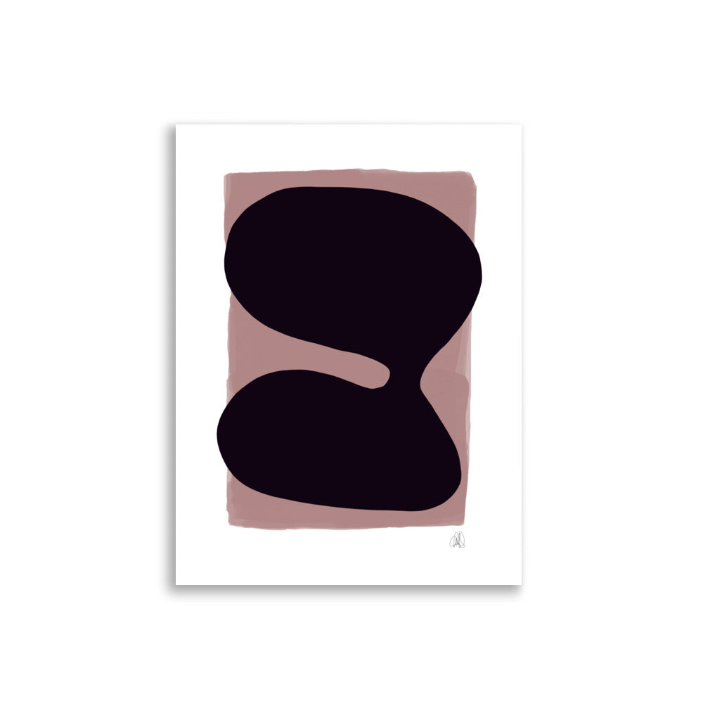 Purple blob poster - HiPosterShop