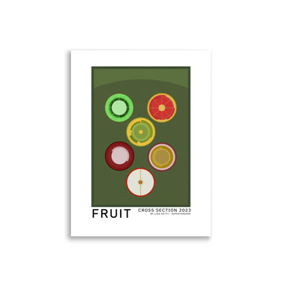 cartel de frutas