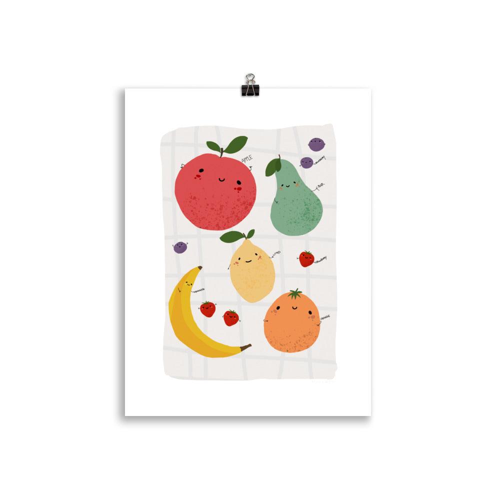 Colourful fruit Poster | HiPosterShop