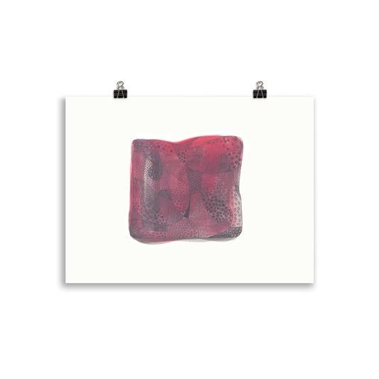 A tiny world in a square Poster