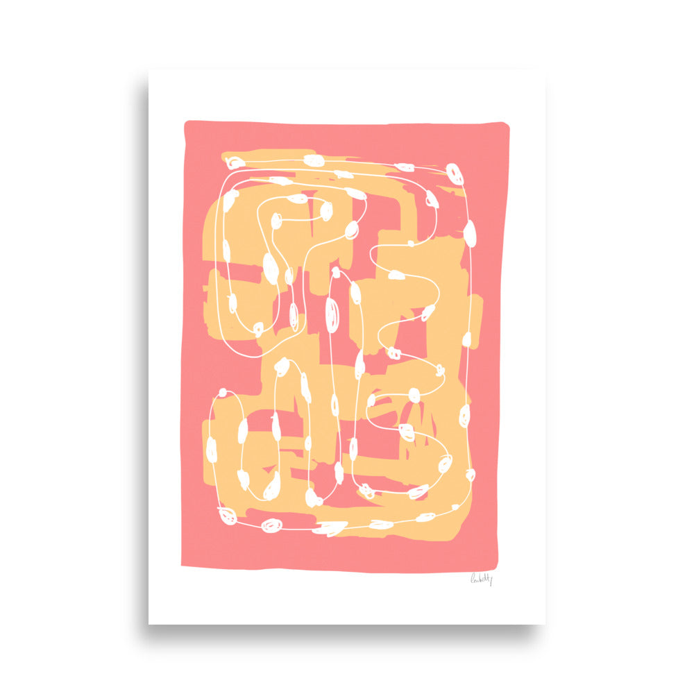 Strawberry & Mango Ice Cream Poster - HiPosterShop