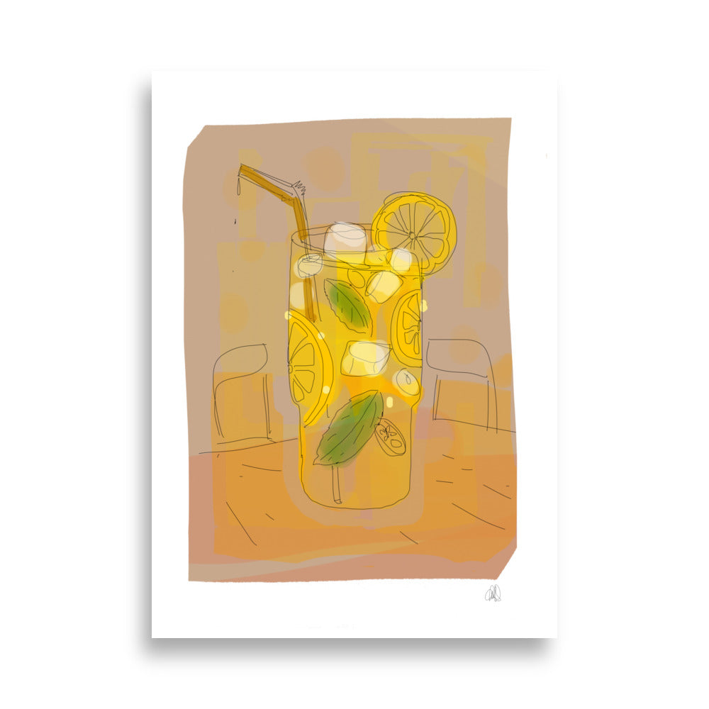 Lemon Drink Poster