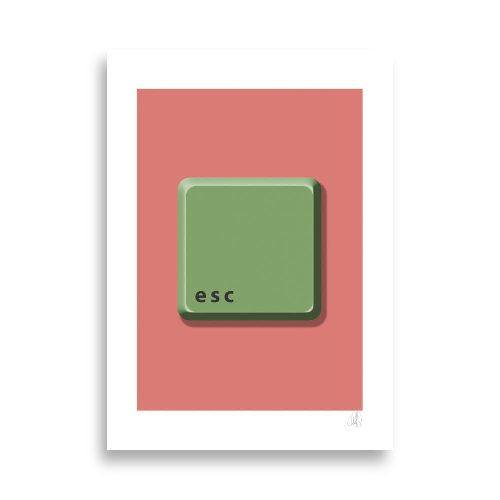 ESC to Paradise poster - HiPosterShop