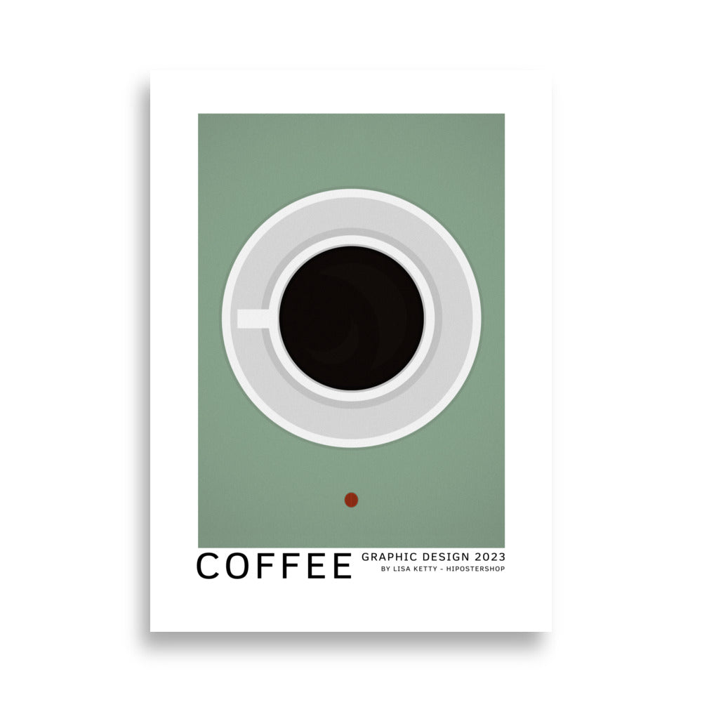 Graphic Coffee Poster - HiPosterShop