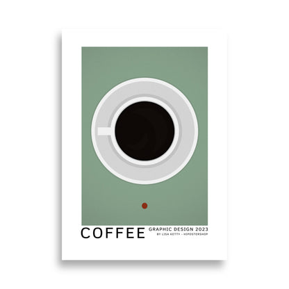 Grafisk kaffeplakat