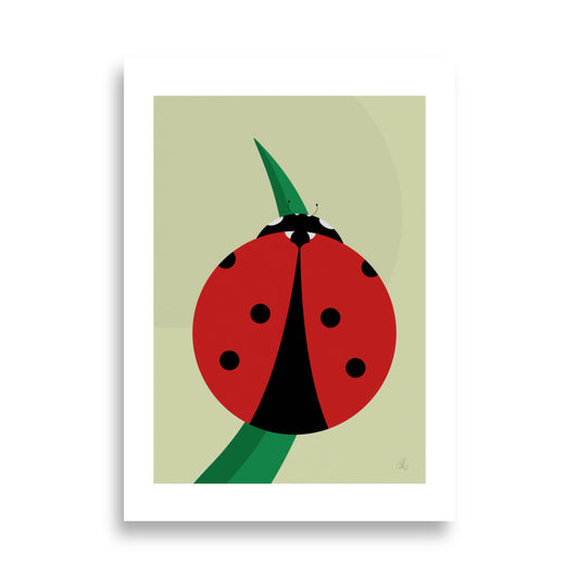 Il poster della piccola coccinella