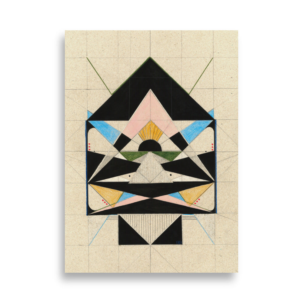 The spaceship arrow I used linoleum paint and Faber-Castell colors. Museum-quality posters made on thick matte paper. Add a wonderful accent to your room and office with these posters that are sure to brighten any environment.