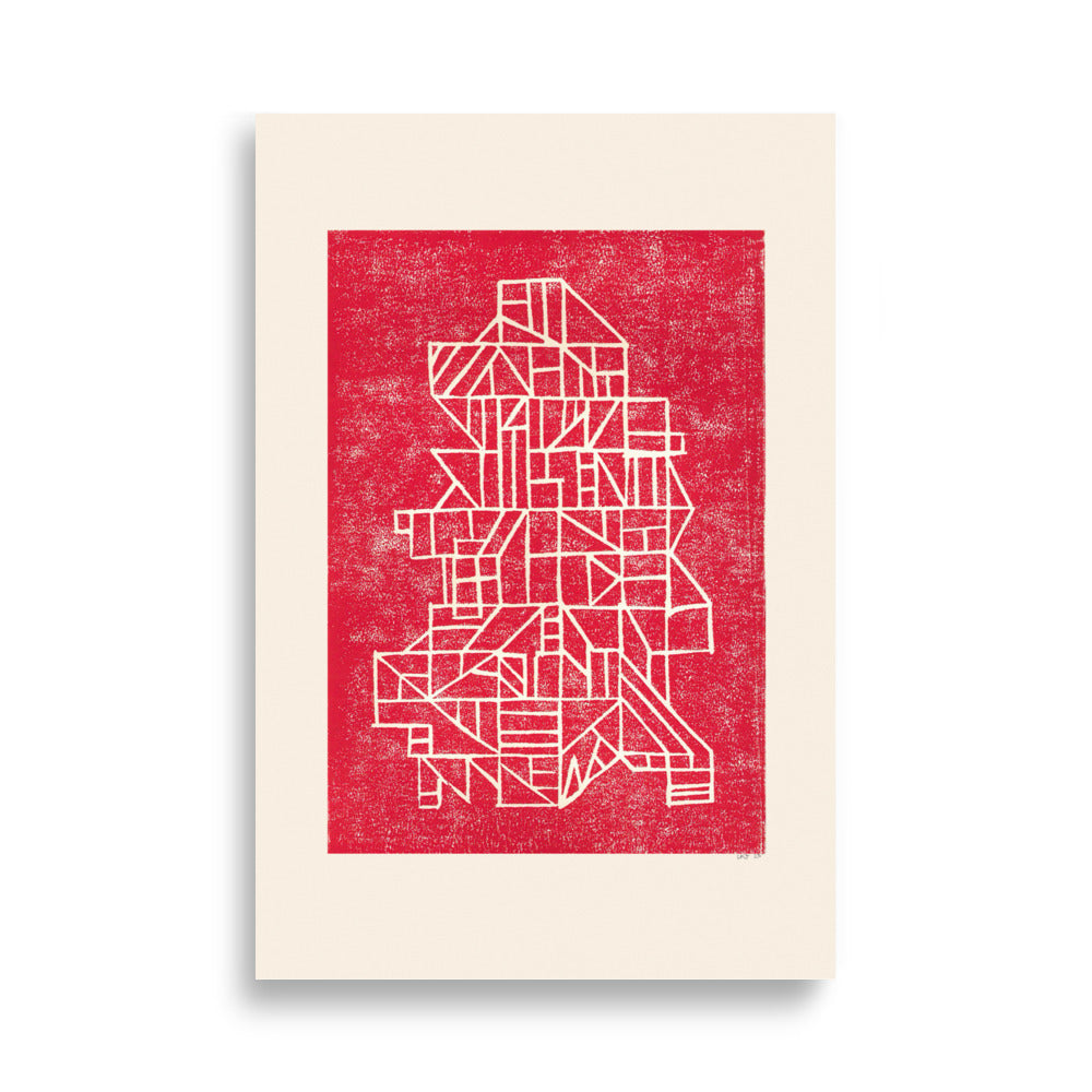 Sættekasse linoleum Poster - HiPosterShop