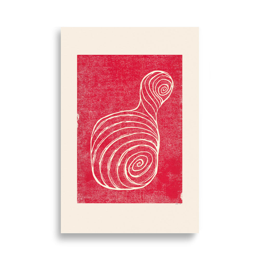 Twisted Tree linoleum Poster - HiPosterShop