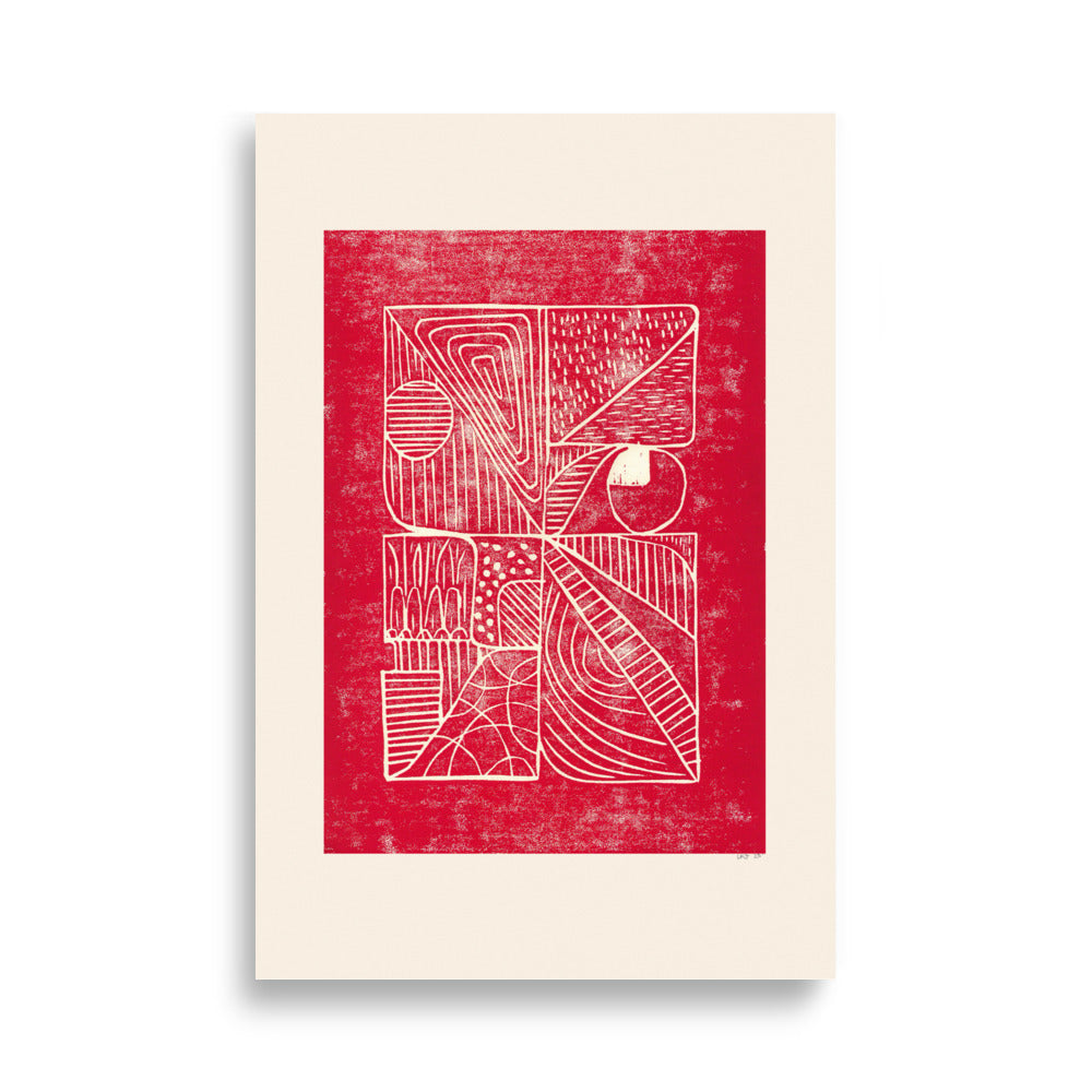 Surreal linoleum Poster - HiPosterShop