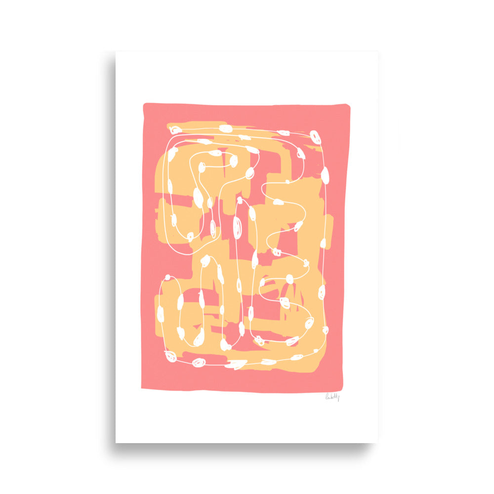 Strawberry & Mango Ice Cream Poster - HiPosterShop