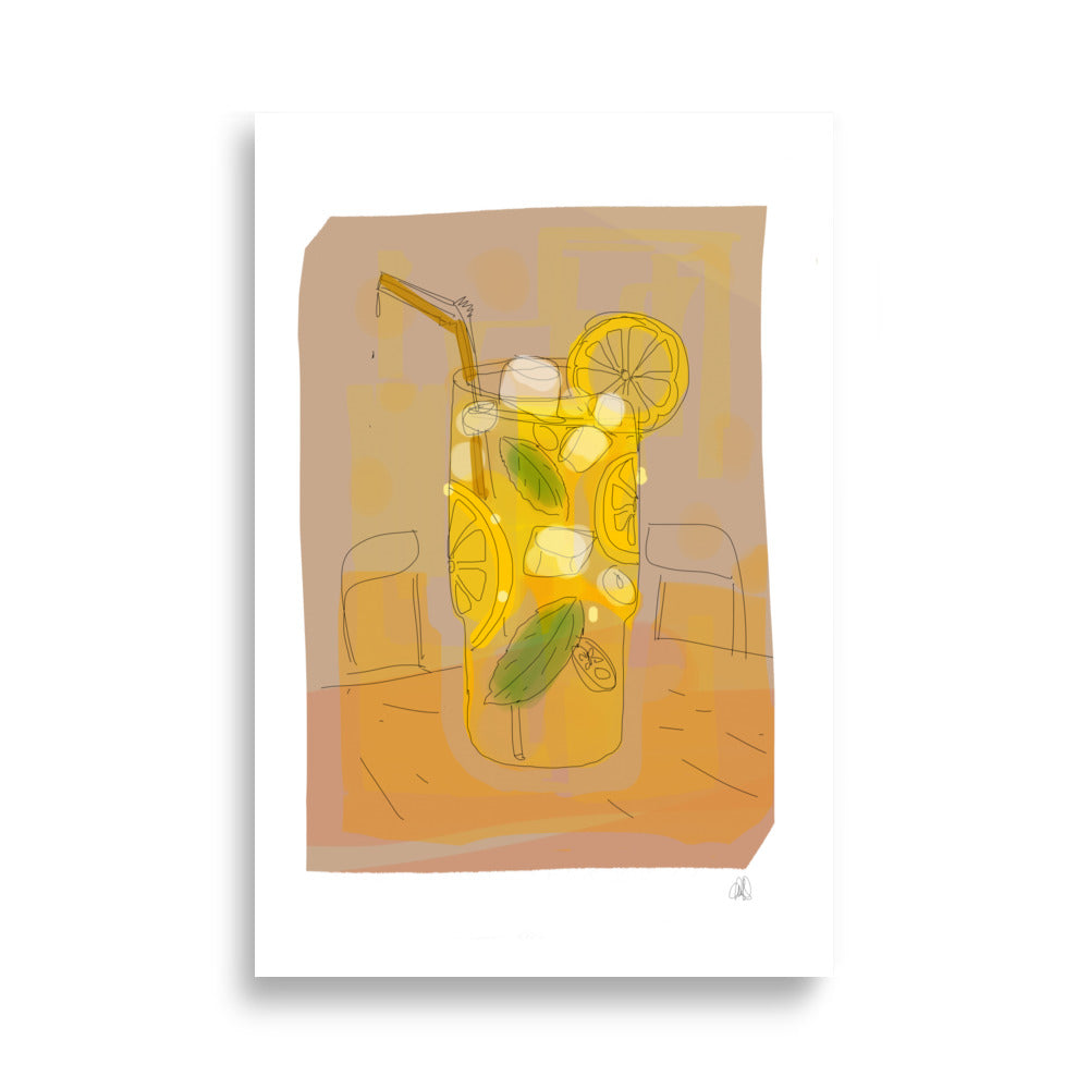 Lemon Drink Poster