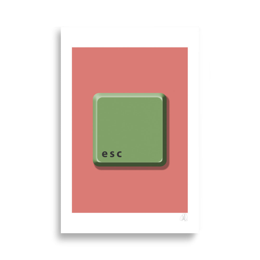 ESC to Paradise poster - HiPosterShop