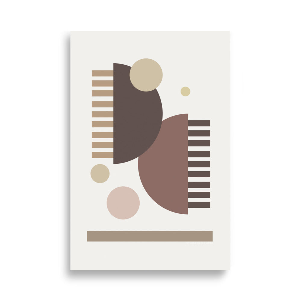 Earth Toned Comb Poster - HiPosterShop